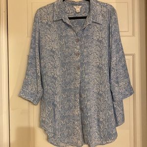 Intro XL blouse bought at Dillards beautiful blue color